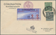 Indien - Raketenpost: 1935-38: Six Rocketgrams, With Three 1935 Sikkim Rocketgrams (two With The Vig - Other & Unclassified