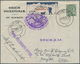 Delcampe - Indien - Raketenpost: 1935-38: Six Rocketgrams, With Three 1935 Sikkim Rocketgrams (two With The Vig - Other & Unclassified