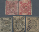 Iran: 1868-78, Lions Issue 21 Stamps Clear Cancelled, Some Faults And Thins, Still Fine For Study - Irán