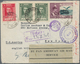 Iran: 1900-60 Ca., 86 Covers And 25 Mint And Used Postal Stationerys In Album, First Flights And Air - Iran