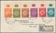 Delcampe - Israel: 1949/1959, Holding Of Apprx 210 Covers/cards/used Stationeries, Comprising Commercial And Ph - Briefe U. Dokumente