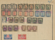 Italienisch-Libyen: 1930-1940 (ca). 16 Strips Of 3 On UPU Album Page (+ 2 Plain), Red Overprint "Spe - Libia