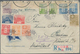 Japan: 1914/37, Covers (5), Franked Ppc (2) And Uprated Stationery All Used Foreign Inc. Japanese Fo - Andere & Zonder Classificatie