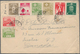 Delcampe - Japan: 1914/37, Covers (5), Franked Ppc (2) And Uprated Stationery All Used Foreign Inc. Japanese Fo - Otros & Sin Clasificación