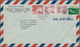 Delcampe - Japan: 1937/60 (ca.), Covers (7), Franked Ppc (8), Uprated Stationery (1) All Used Foreign Ex.1940 E - Other & Unclassified