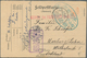 Delcampe - Lagerpost Tsingtau: Matsuyama, 1914/17, Covers (4, One W. Contents: Acknowledgment Of Parcel), And M - China (offices)