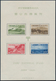 Japan - Besonderheiten: 1938/41, National Park Souvenir Sheets Nikko, Daisen, Aso, Kirishima, Daiton - Other & Unclassified