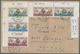 Delcampe - Jordanien: 1954/1989, Holding Of Apprx. 200 Covers/cards, Mainly Correspondence To Germany, Showing - Jordanië