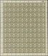 Jordanien - Portomarken: 1952/1957, U/m Assortment Of Complete Sheets: Michel Nos. 41, 42 C, 46, 47, - Jordania