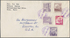 Delcampe - Korea-Süd: 1951/63 (ca.), Covers (22) Resp. Used Ppc (1) All To Foreign And Mostly Airmail And Inc. - Korea, South
