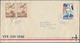 Delcampe - Korea-Süd: 1951/63 (ca.), Covers (22) Resp. Used Ppc (1) All To Foreign And Mostly Airmail And Inc. - Corée Du Sud