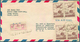 Delcampe - Korea-Süd: 1951/63 (ca.), Covers (22) Resp. Used Ppc (1) All To Foreign And Mostly Airmail And Inc. - Corea Del Sur