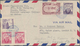 Delcampe - Korea-Süd: 1951/63 (ca.), Covers (22) Resp. Used Ppc (1) All To Foreign And Mostly Airmail And Inc. - Corée Du Sud