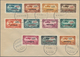 Latakia: 1924-35, Alaouites & Lattaquie 10 Covers With Complete Set Frankings (unadressed), Fine Gro - Covers & Documents