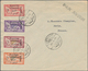 Latakia: 1924-35, Alaouites & Lattaquie 10 Covers With Complete Set Frankings (unadressed), Fine Gro - Lettres & Documents