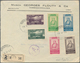 Delcampe - Libanon: 1925-80, Album Containing 58 Most Early Covers / Cards, Including FDC, Early Special Cancel - Lebanon