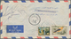 Libanon: 1926/1970 (ca.), Mainly Used Stock In Glasines And Hundreds Of Airmails Letters. Interestin - Lebanon