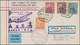 Macau: 1937, 28 Apr, Lot Of Two Cacheted 1st Flight Covers: Macau-Manila And Macau-Canton-Guam. - Used Stamps