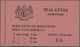 Malaysia: 1973-2012 Collection Of 58 Booklets Of Malaysian States And Malaysia, Mostly Different, Ta - Maleisië (1964-...)