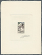Delcampe - Marokko: 1917/1952, Group Of Seven Epreuve: 1917 "Grand Mechouar" Epreuve In Rose Without Value, 194 - Used Stamps