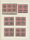 Paraguay: 1908/1909, Revaluation Overprints, Specialised Collection Of 108 Stamps (incl. Units) Neat - Paraguay