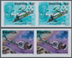 Ruanda: 1976/1983, Lot Of 14.600 IMPERFORATE (instead Of Perforate) Stamps MNH, Showing Various Topi - Other & Unclassified