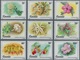 Ruanda: 1981, Flowers Complete Set Of Ten In An Investment Lot With About 950 Sets Mostly In Part/co - Other & Unclassified