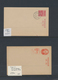 Delcampe - Riukiu - Inseln / Ryu Kyu: 1948/72, Specialized Stationery Collection In Stationery Stockbook Of App - Riukiu-eilanden