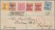 Samoa: 1895/1900, Overprint Issues, Five Letters To Europe, Four Of Them Registered Mail, Partly Som - Samoa