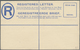 Südafrika - Ganzsachen: 1913/1961 (ca.), Collection With 21 Different REGISTERED LETTERS Incl. Diffe - Sonstige & Ohne Zuordnung