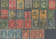 Delcampe - Thailand: 1883/1940 (ca.), Chiefly Used Assortment Of Apprx. 550 Stamps On Stockcards, Incl. SG No. - Thaïlande