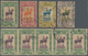 Delcampe - Thailand: 1883/1940 (ca.), Chiefly Used Assortment Of Apprx. 550 Stamps On Stockcards, Incl. SG No. - Thaïlande