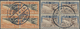 Thailand: 1925, Airmail Stamps 2 S To 1 B, Perforation 14 - 15 In Cancelled Blocks Of Four. - Thailand