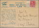 Thailand: 1933/1951, Group Of Eight Commercial Airmail Covers And One Advertisement Card Sent To Eur - Tailandia