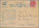 Thailand: 1933/1951, Group Of Eight Commercial Airmail Covers And One Advertisement Card Sent To Eur - Thailand