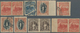 Uruguay: 1895, Definitives "Pictorials" 1c.-25c., Specialised Assortment Of 33 Stamps, Showing Offse - Uruguay