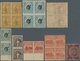 Uruguay: 1895, Definitives "Pictorials" 1c.-25c., Specialised Assortment Of 33 Stamps, Showing Offse - Uruguay