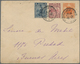 Uruguay: 1897/1910, Lot Of Eight Covers/cards, Mainly Franked With 1897 Pictorials, E.g. 25.c Pink/b - Uruguay