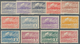 Uruguay: 1939/1944, Airmails ‚airplane Over Bullock Carriage‘ Complete Set Of 13 In A Lot With 30 Se - Uruguay