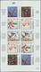 Delcampe - Venezuela: 1987/1988, Seven Imperforated Mini Sheets Without Gum. Included Thematics Are Christmar, - Venezuela