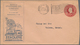 Vereinigte Staaten Von Amerika - Stempel: 1908/38 17 Covers, Viewcards And Postal Stationery Envelop - Marcophilie