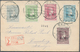 Alle Welt: 1849/1944, Mainly Europe, Lot Of 14 Covers/cards, Incl. Disinfected Letter, Italy Used Ab - Collections (sans Albums)