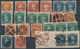 Alle Welt: 1850/1900 (ca.), Used And Mint Assortment Of Apprx. 590 Classic And Semi-classic Stamps O - Colecciones (sin álbumes)