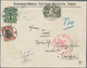 Delcampe - Alle Welt: 1870/1966 Ca., Interesting Lot With Ca.150 Covers, Cards And Stationeries, Comprising Air - Collections (without Album)