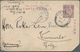 Alle Welt: 1889/1936, Lot Of 32 Covers/cards, Comprising E.g. Straits Settlements Perfin, Nice Airma - Collections (sans Albums)