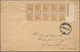 Alle Welt: 1889/1936, Lot Of 32 Covers/cards, Comprising E.g. Straits Settlements Perfin, Nice Airma - Collections (sans Albums)