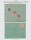 Delcampe - Alle Welt: 1890/1960 (ca.) A Scarce Worldwide POSTAGE DUE / TAX Exhibition-collection In Three Album - Colecciones (sin álbumes)