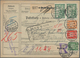 Alle Welt: 1909/1930, Lot Of 29 Covers/cards (incl. 23 Parcel Despatch Forms), Comprising Egypt, Swi - Collections (without Album)