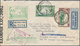 Alle Welt: 1940/45 Approx. 110 Registered Letters, Airmail, Ship Mail, One Airgraph, All With Censor - Sammlungen (ohne Album)