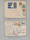 Delcampe - Ballonpost: 1897/1957, Collection Of 78 Covers/cards On Written Up Album Pages, Comprising E.g. GERM - Luchtballons